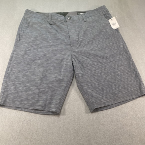 Volcom Other - Volcom Mens Surf Turf 4 Way Stretch Gray Shorts Surfing Outdoor Beach 38 NWT